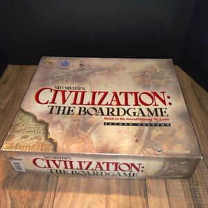 Sid Meier's Civilization the Board Game Second Edition Eagle Games 2002